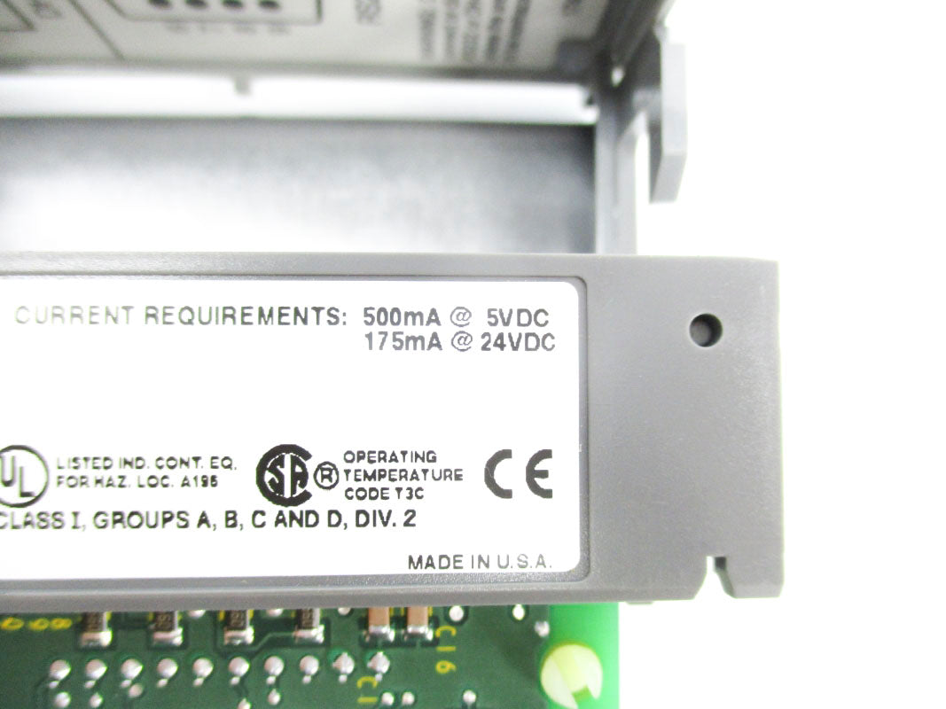 ALLEN BRADLEY 1747-L532 SER. D F/W 9 24VDC (NO KEY) (AS PICTURED) UNMP