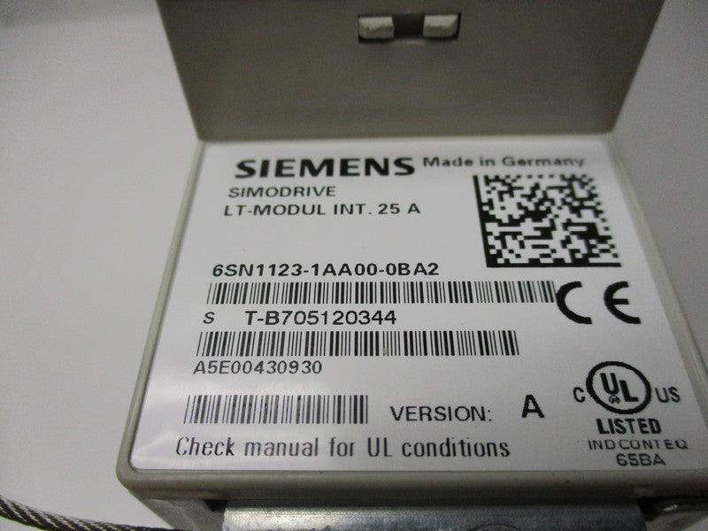 SIEMENS 6SN1123-1AA00-0BA2  NSNP