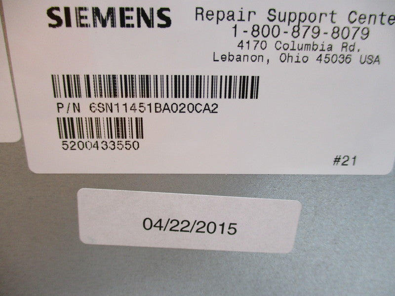SIEMENS 6SN1145-1BA02-0CA2  NSNP