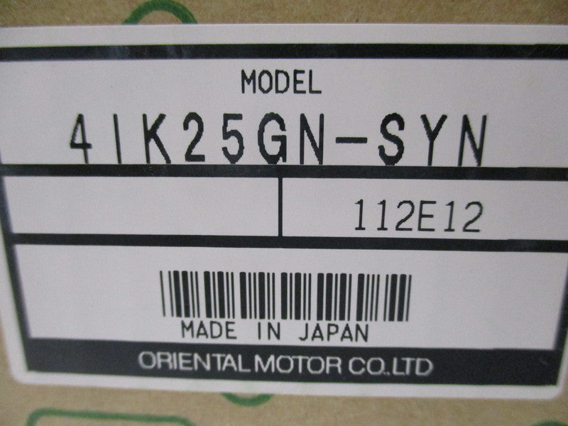 ORIENTAL MOTOR 4IK25GK-SYN  NSMP
