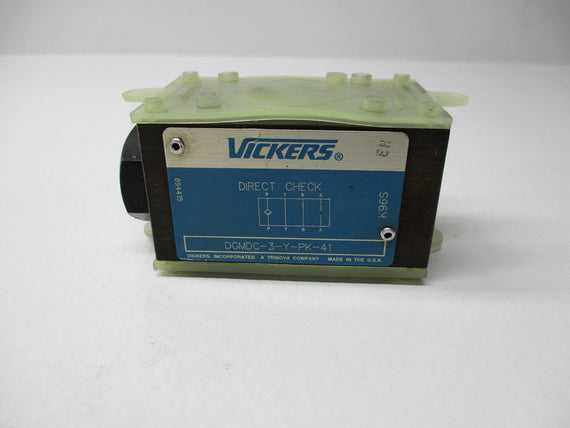 VICKERS DGMDC-3-Y-PK-41 HYDRAULIC DIRECT CHECK VALVE *NEW NO BOX*