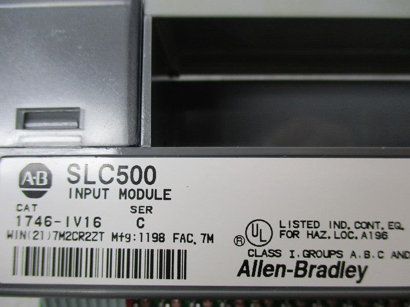 ALLEN BRADLEY 1746-IV16 SER.C NSNP