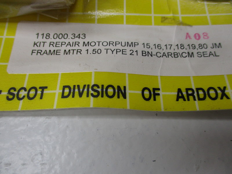 SCOT REPLACEMENT PARTS 118.000.343 * FACTORY SEALED *