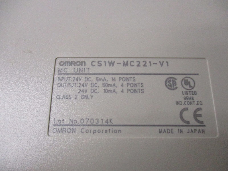 OMRON CS1W-MC221-V1 * NEW NO BOX *
