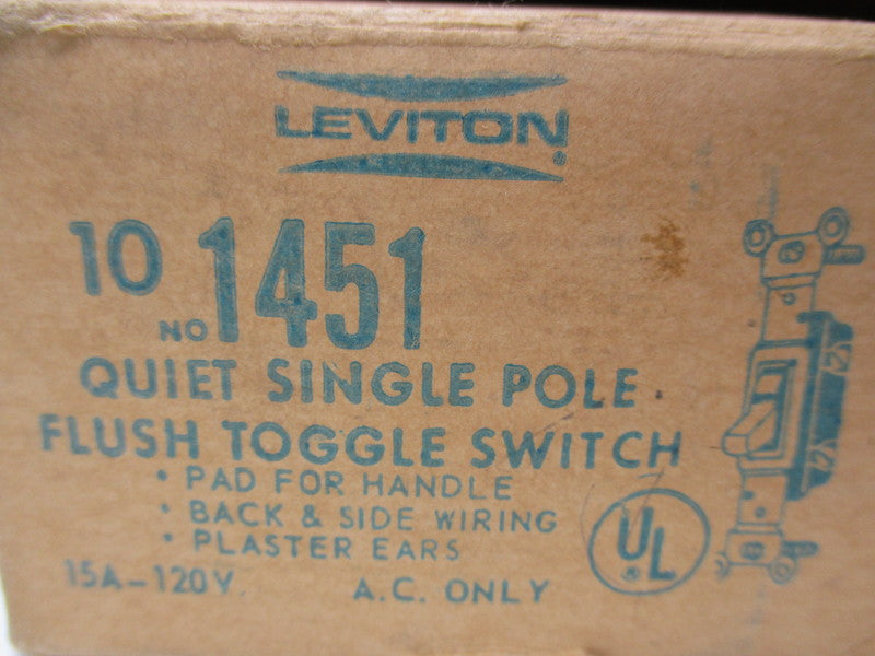LEVITON 1451 (BOX OF 10)  NSMP