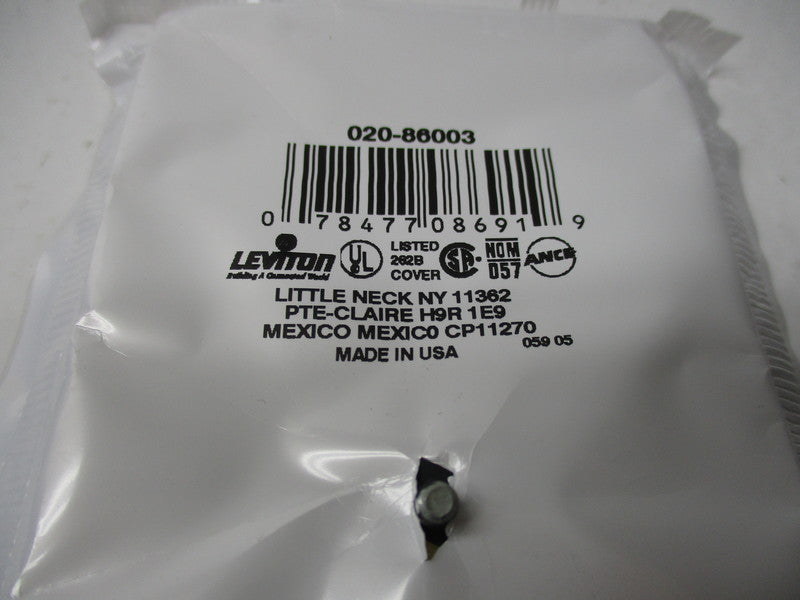 LEVITON 86003 (BOX OF 20)  NSMP