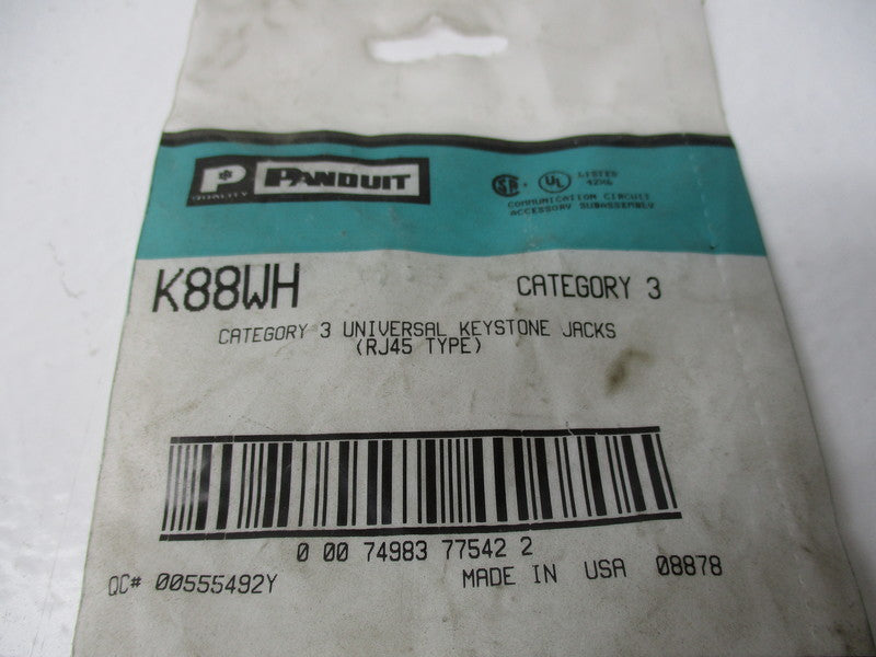 PANDUIT K88WH * NEW IN FACTORY PACKAGE *