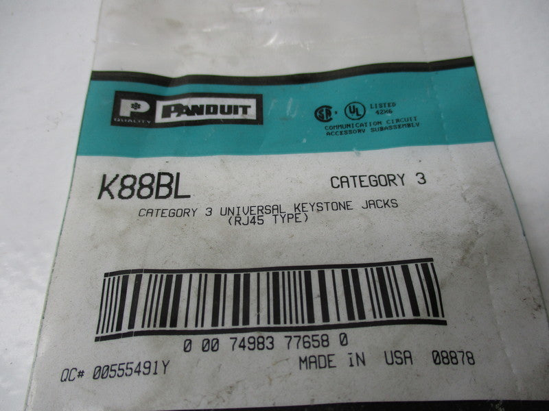 PANDUIT K88BL * NEW IN FACTORY PACKAGE *
