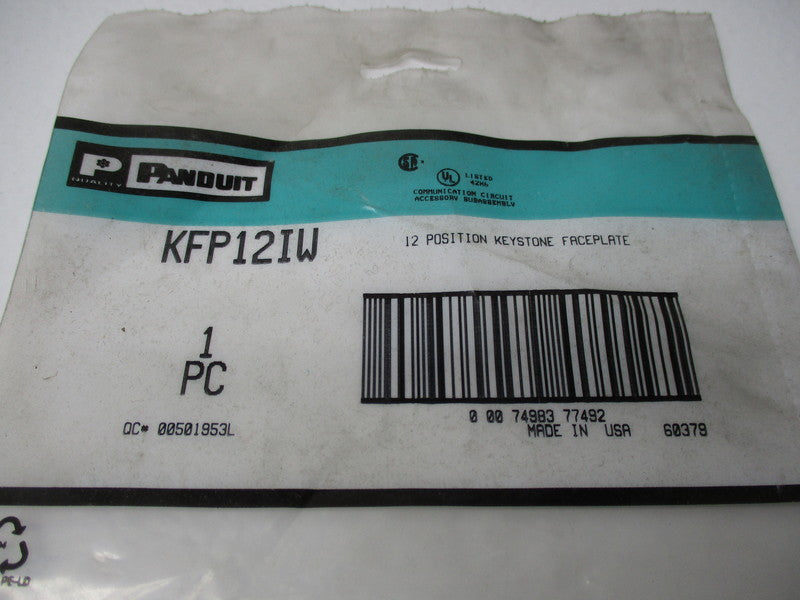 PANDUIT KFP12IW * NEW IN FACTORY PACKAGE *
