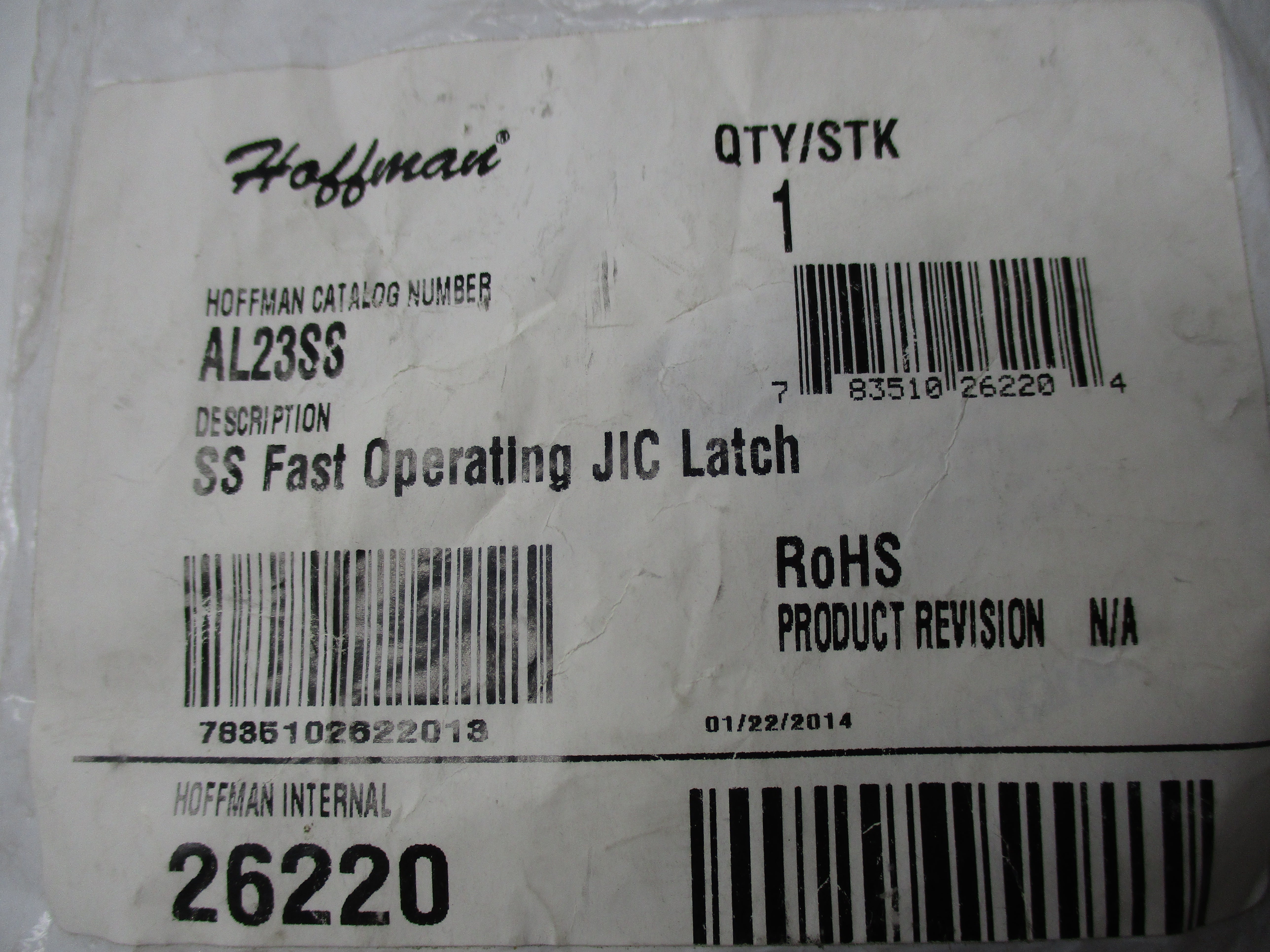HOFFMAN AL23SS * NEW IN FACTORY PACKAGE *