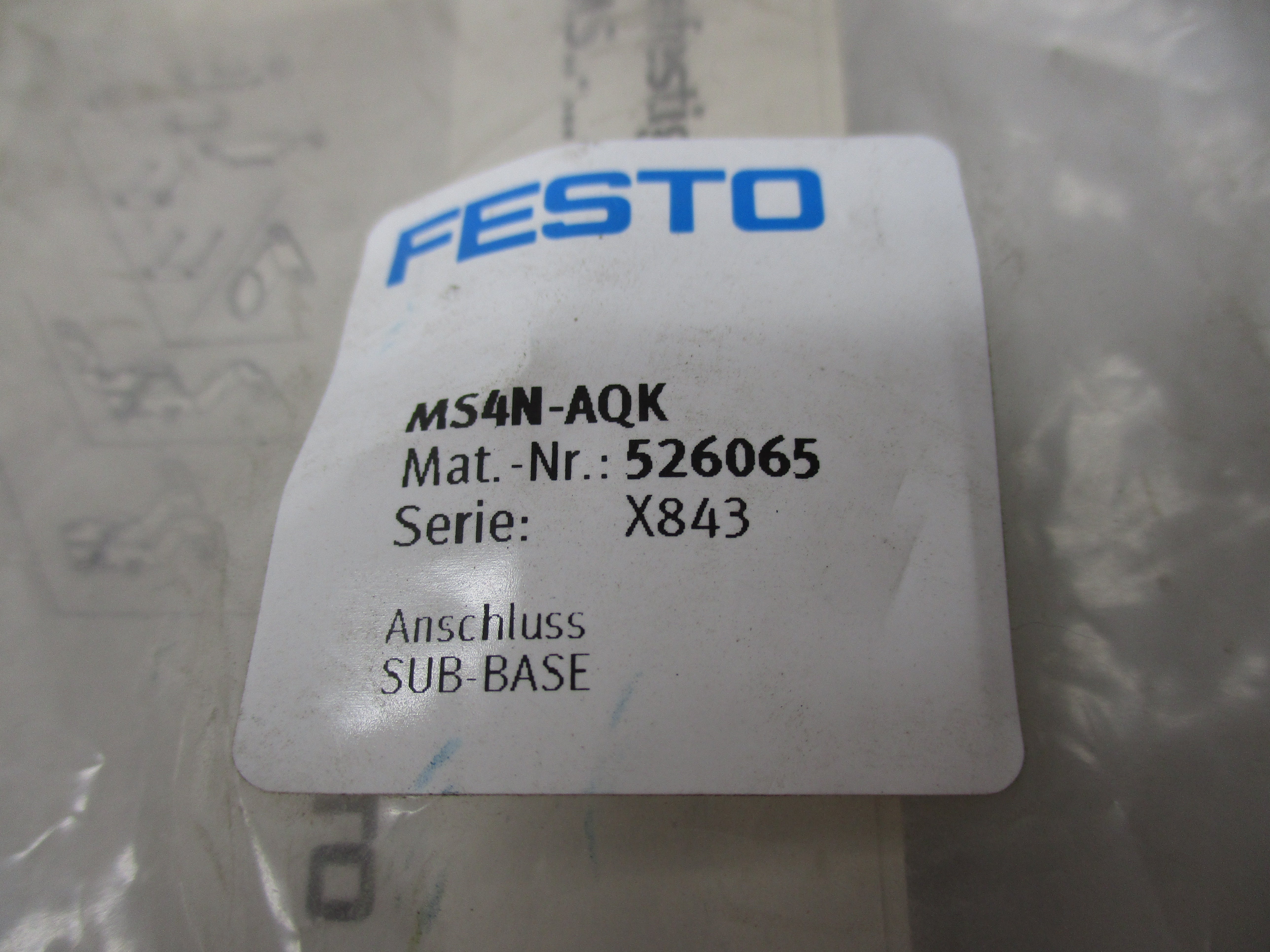 FESTO MS4N-AQK (526065)  NSNP IN FACTORY PACKAGE