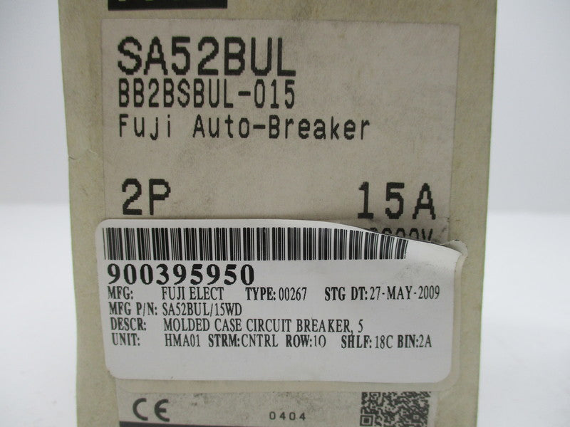 FUJI ELECTRIC SA52BUL BB2BSBUL-015  NSMP