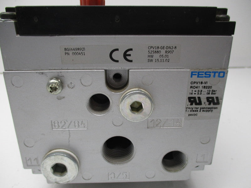 FESTO CPV18-VI MANIFOLD ASSEMBLY *NEW NO BOX*