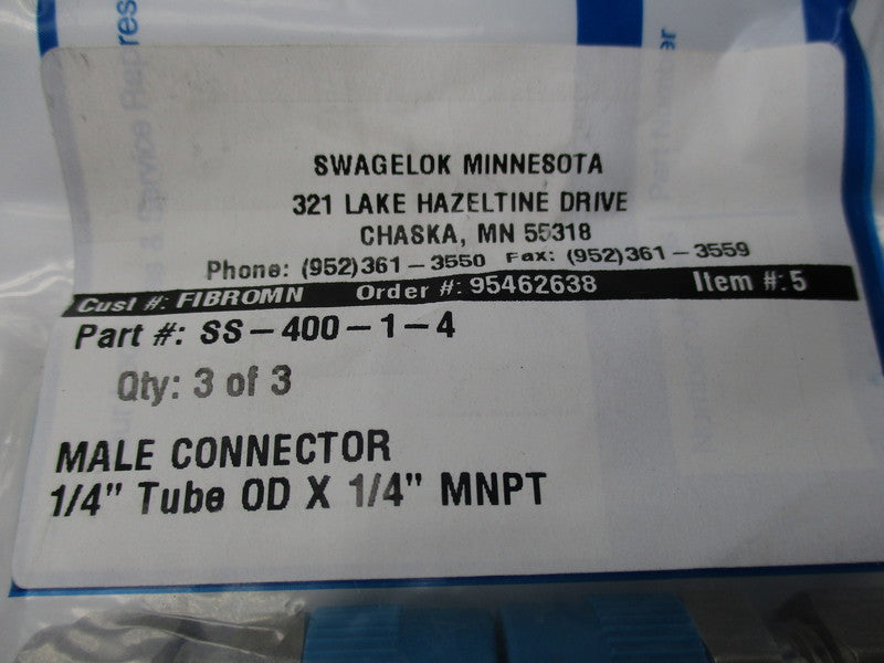 SWAGELOK SS-400-1-4 NSMP