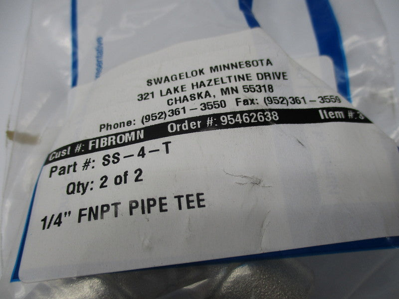 SWAGELOK SS-4-T NSNP