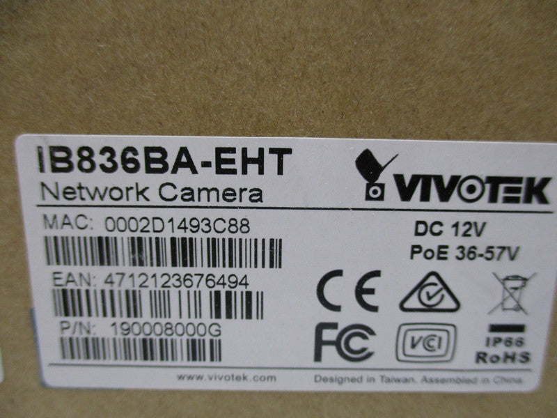 VIVOTEK IB836BA-EHT NSMP