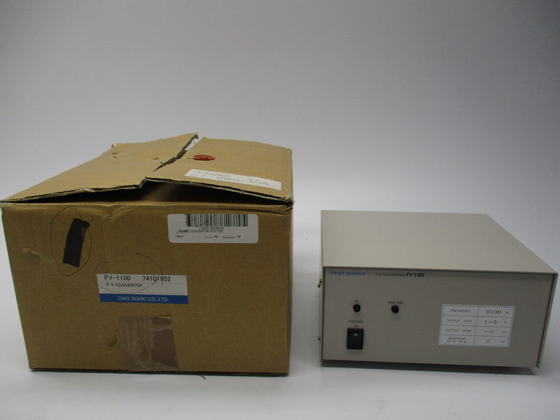 ONO SOKKI CO. FV-1100 74101952 NSMP