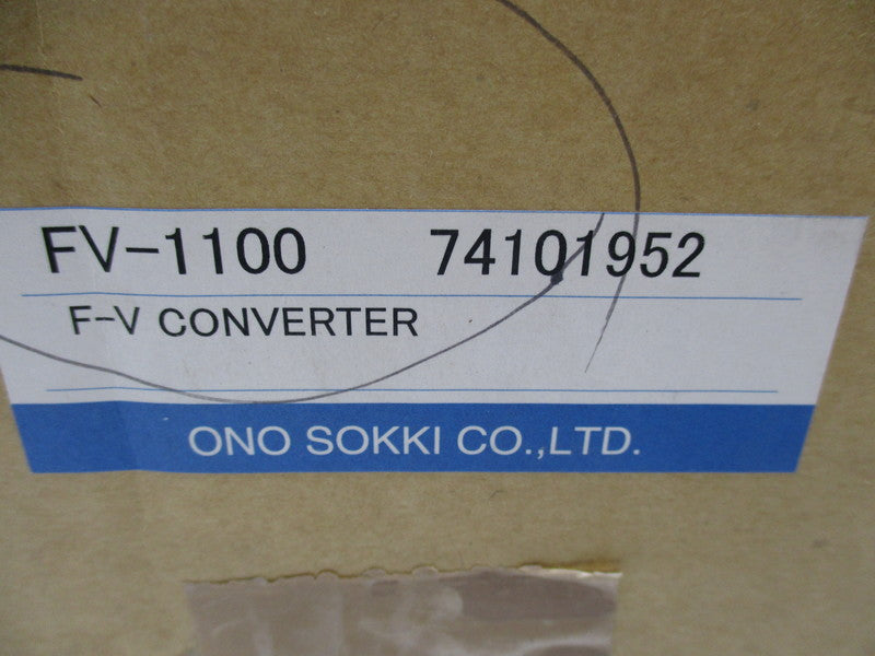 ONO SOKKI CO. FV-1100 74101952 NSMP
