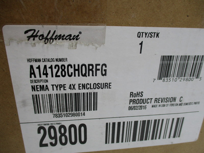 HOFFMAN A14128CHQRFG NSMP