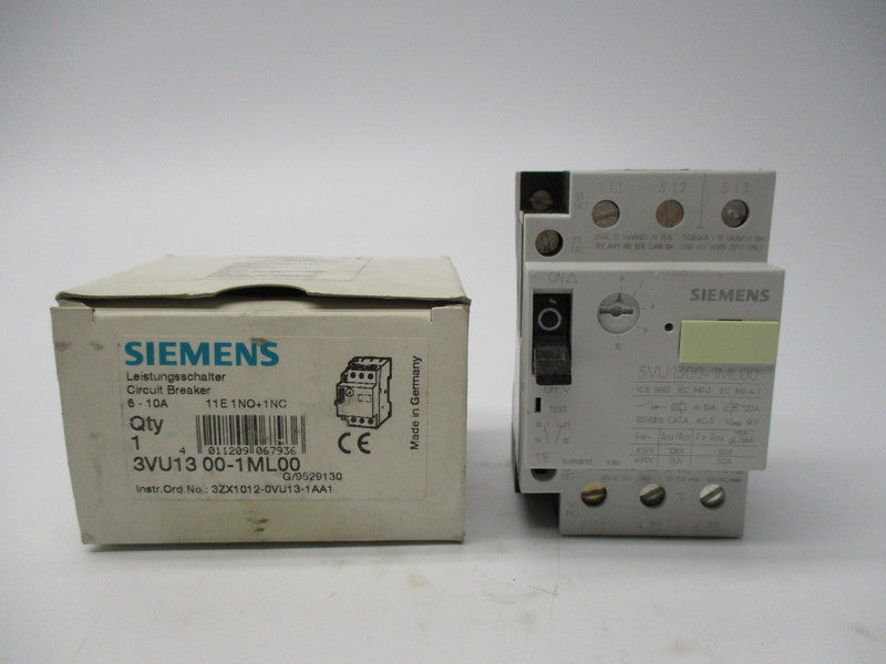 SIEMENS 3VU1300-1ML00 6-10A NSMP