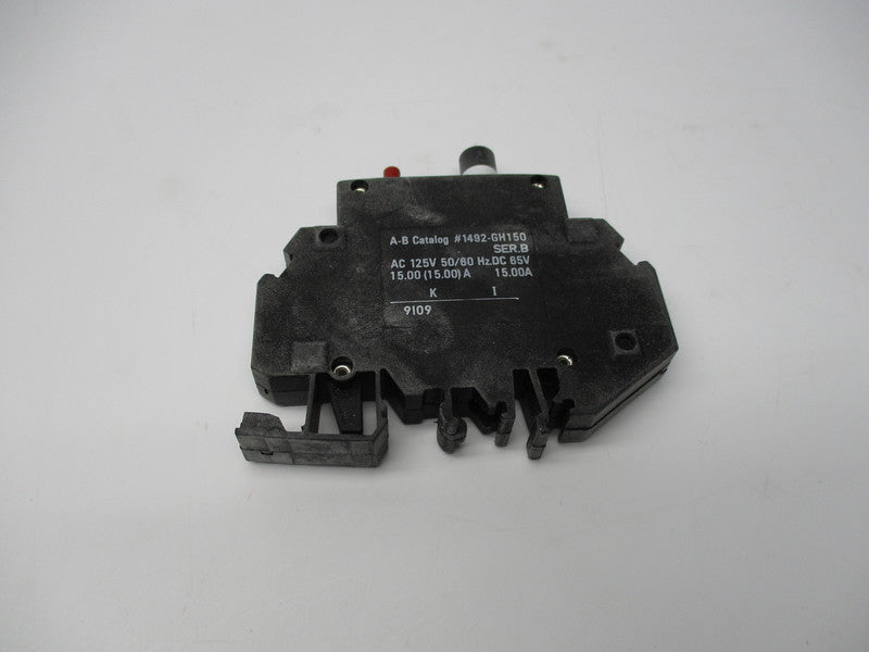 ALLEN BRADLEY 1492-GH150 SER. B CIRCUIT BREAKER 15A *NEW NO BOX*