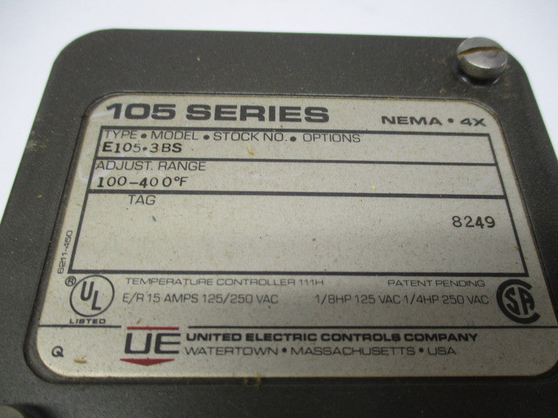 UNITED ELECTRIC E105-3BS NSNP