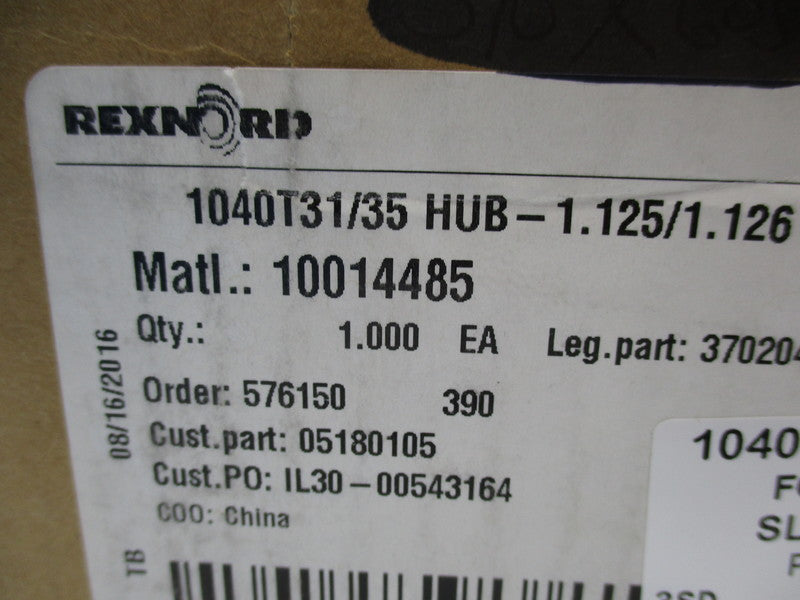 REXNORD 1040T31/35 3702041 NSMP