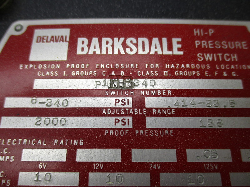 BARKSDALE P1HB340 NSNP
