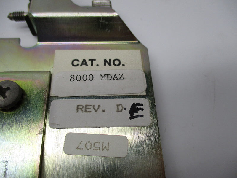 INDUSTRIAL SPARE PART 8000-MDAZ REV. D NSMP