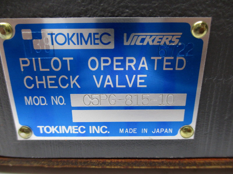 VICKERS TOKIMEC C5PG-815-10 NSNP