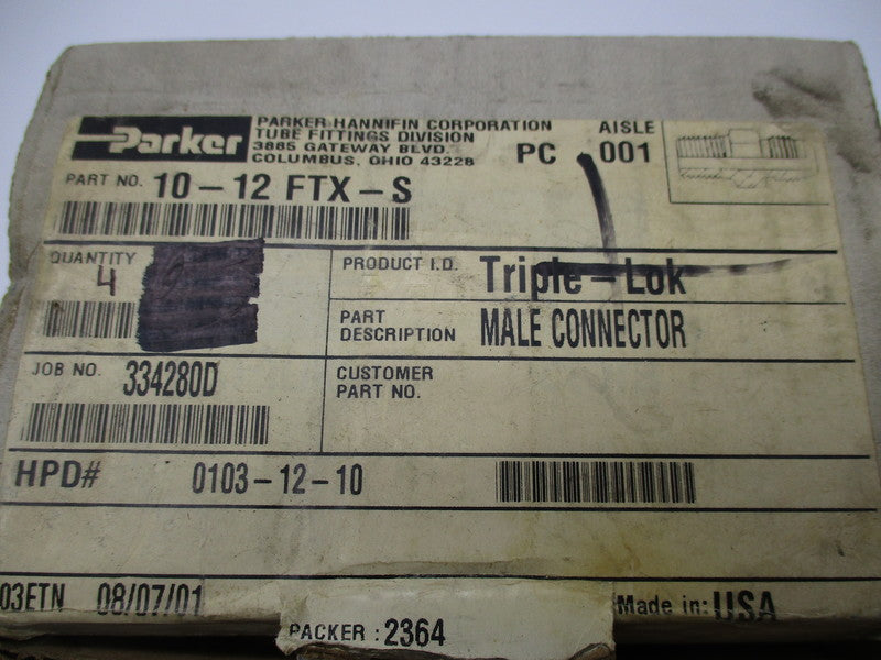 PARKER 10-12FTX-S NSNP