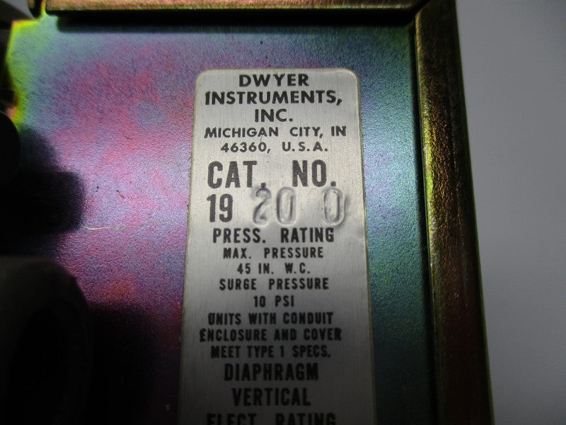 DWYER 1920-0 NSMP