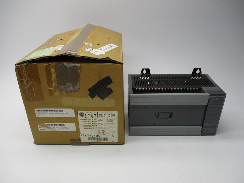 ALLEN BRADLEY SLC 500 1747-L40C PROCESSOR UNIT 250V 50/60HZ SER. C F/W: 6 NSMP