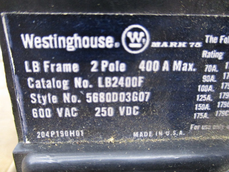 WESTINGHOUSE LB2400F5680D03G NSMP