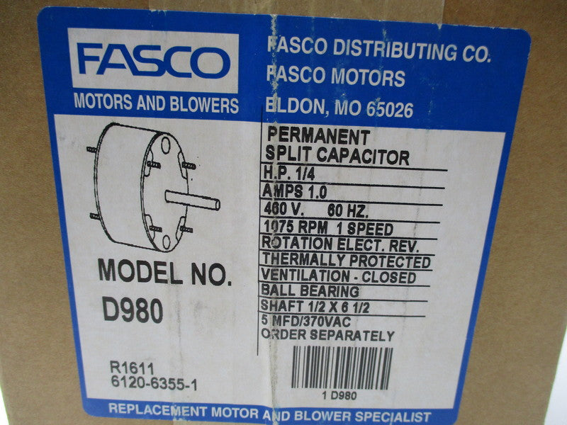 FASCO D980 NSFS