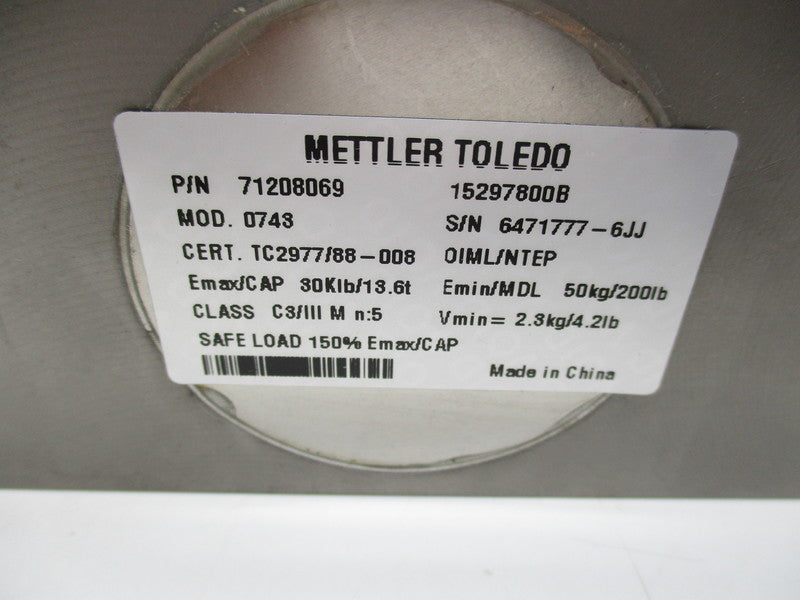 METTLER TOLEDO 0743 71208069 NSMP