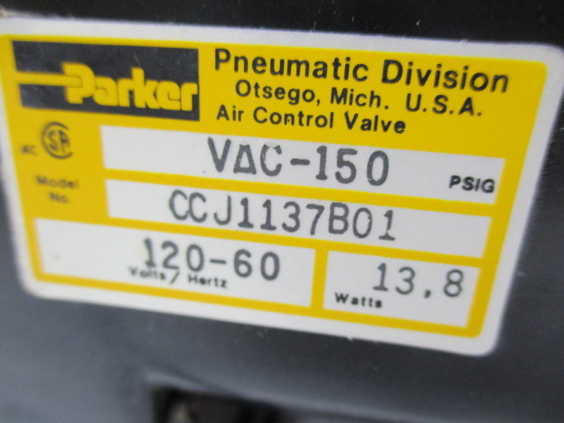 PARKER CCJ1137B01 120/60 110/50 NSMP