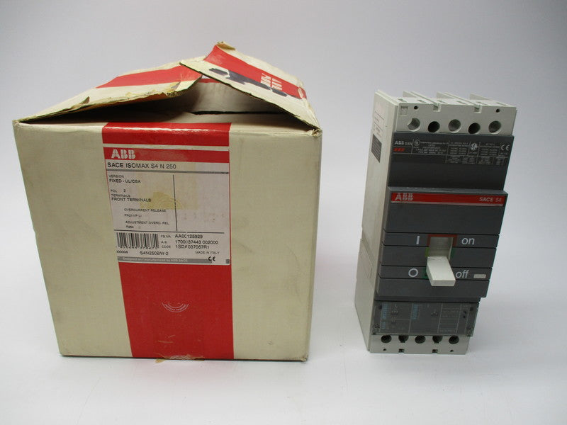 ABB SACE ISOMAX S4 N 250 NSMP