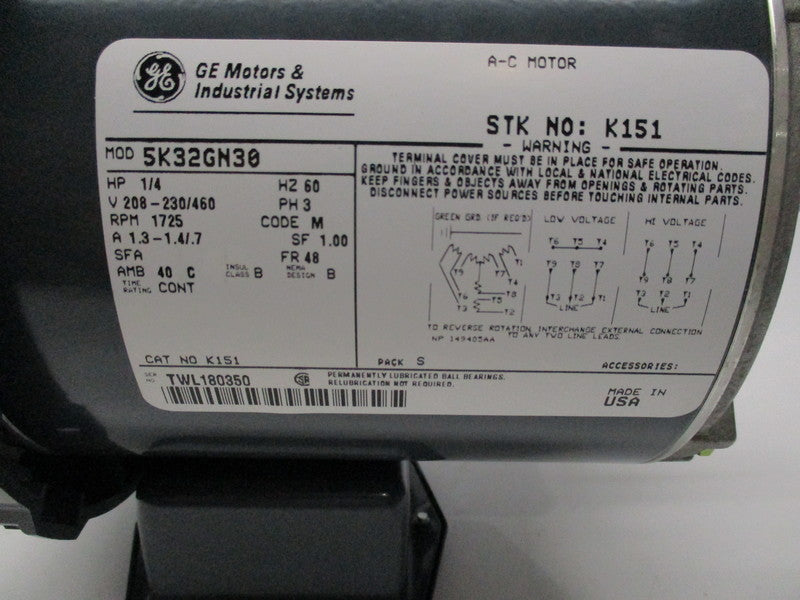 GENERAL ELECTRIC 5K32GN30 NSMP