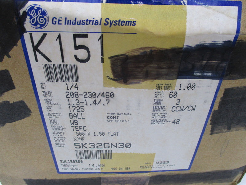 GENERAL ELECTRIC 5K32GN30 NSMP