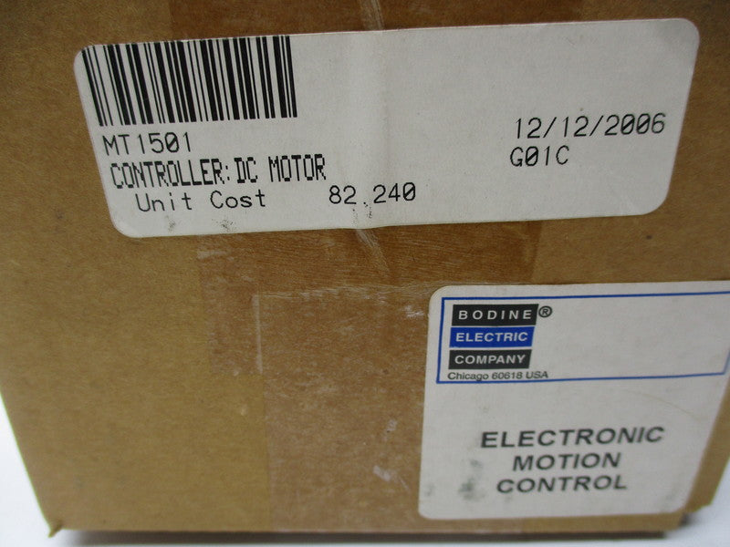 BODINE ELECTRIC COMPANY WPM-2109C 130VDC 2.0A NSMP