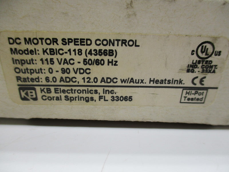 KB ELECTRONICS KBIC-118 NSMP
