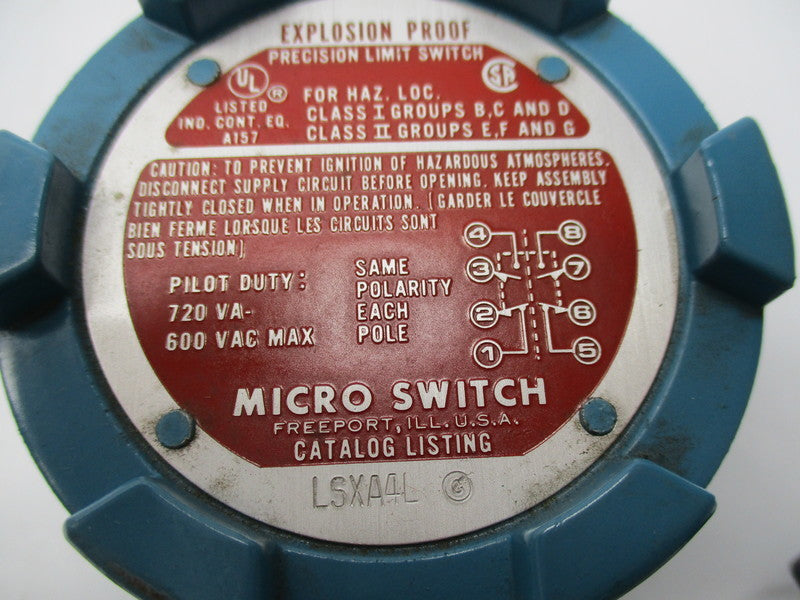 MICROSWITCH LSXA4L NSNP