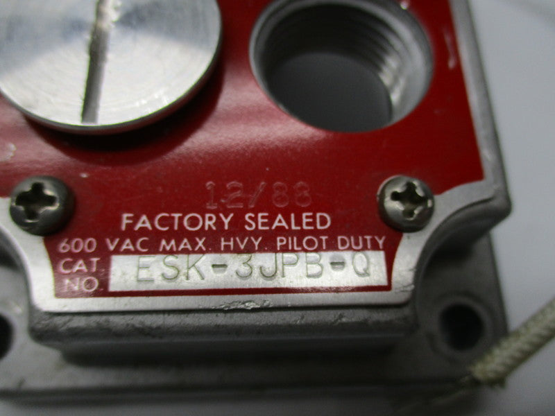 APPLETON ELECTRIC CO. ESK-3JPB-Q UNMP