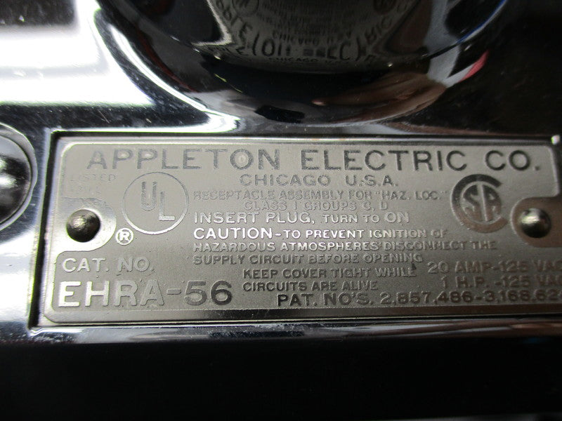 APPLETON ELECTRIC CO. EHRA-56 UNMP