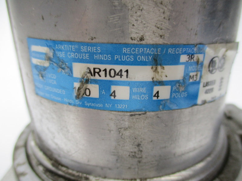 CROUSE-HINDS AR1041 600VAC 100A UNMP