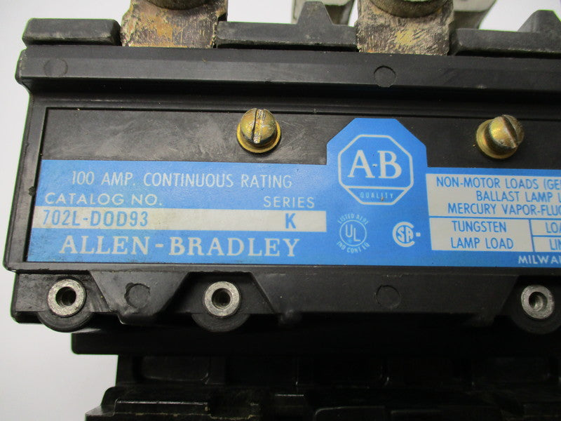 ALLEN BRADLEY 702L-D0D93 UNMP