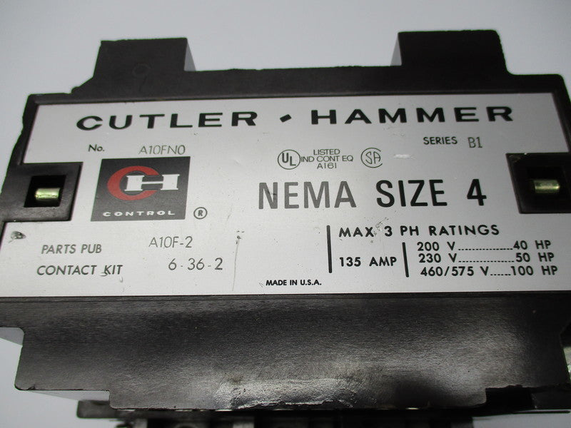 CUTLER HAMMER A10FN0 NSNP