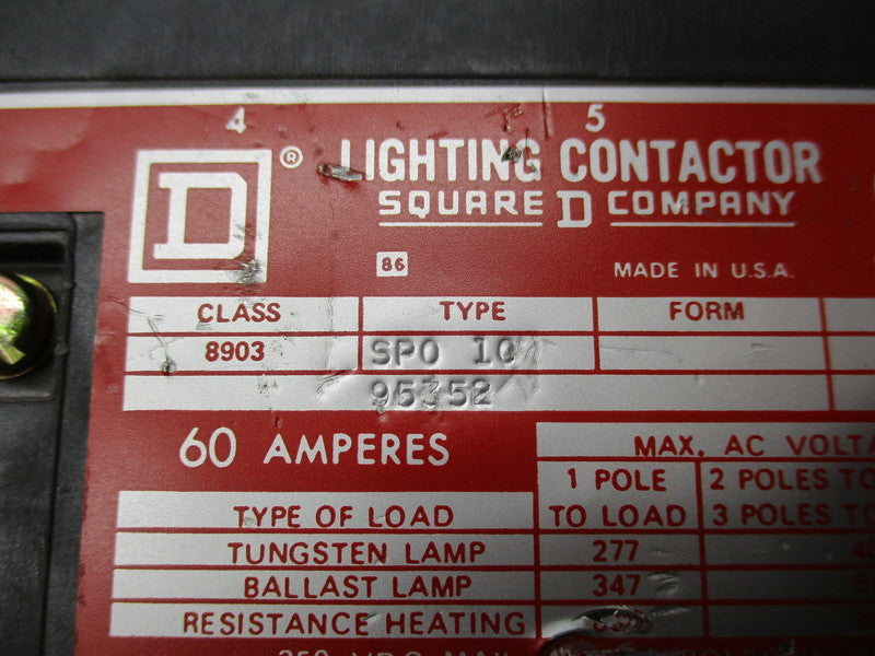 SQUARE D 8903 SPO 10 95352 UNMP