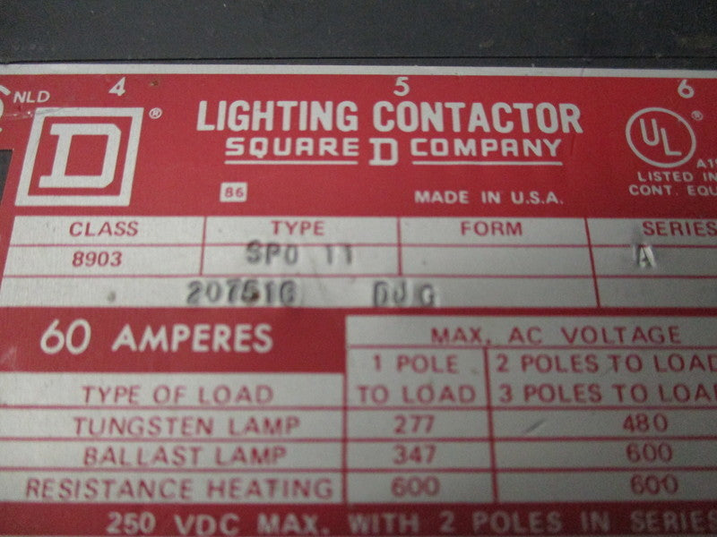 SQUARE D 8903 SPO 11 201516 UNMP